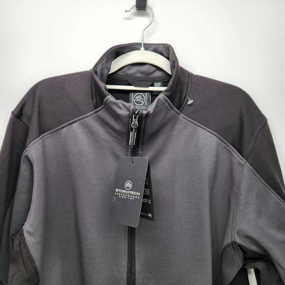 NWT Stormtech Performance JXL-1 Gray Zip Up Lightweight Softshell Jacket Men's L - Picture 6 of 14